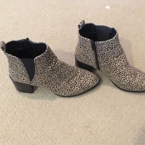Leopard booties